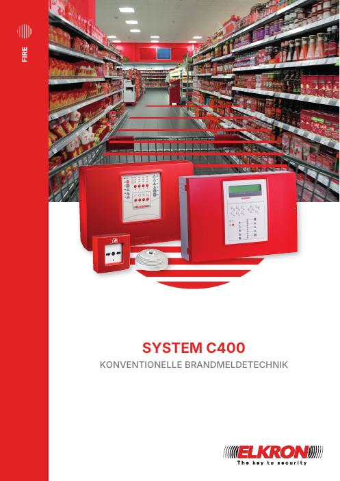 Broschüre Konventioneller Brandschutz C400